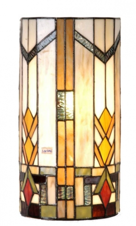 Tiffany wandlamp Wyber cilinder